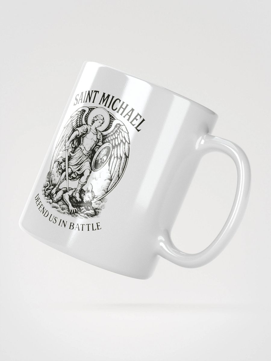 St Michael Defend Us In Battle Mug product image (4)