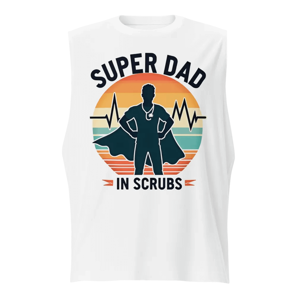 Super Dad in Scrubs Muscle Tank product image (1)