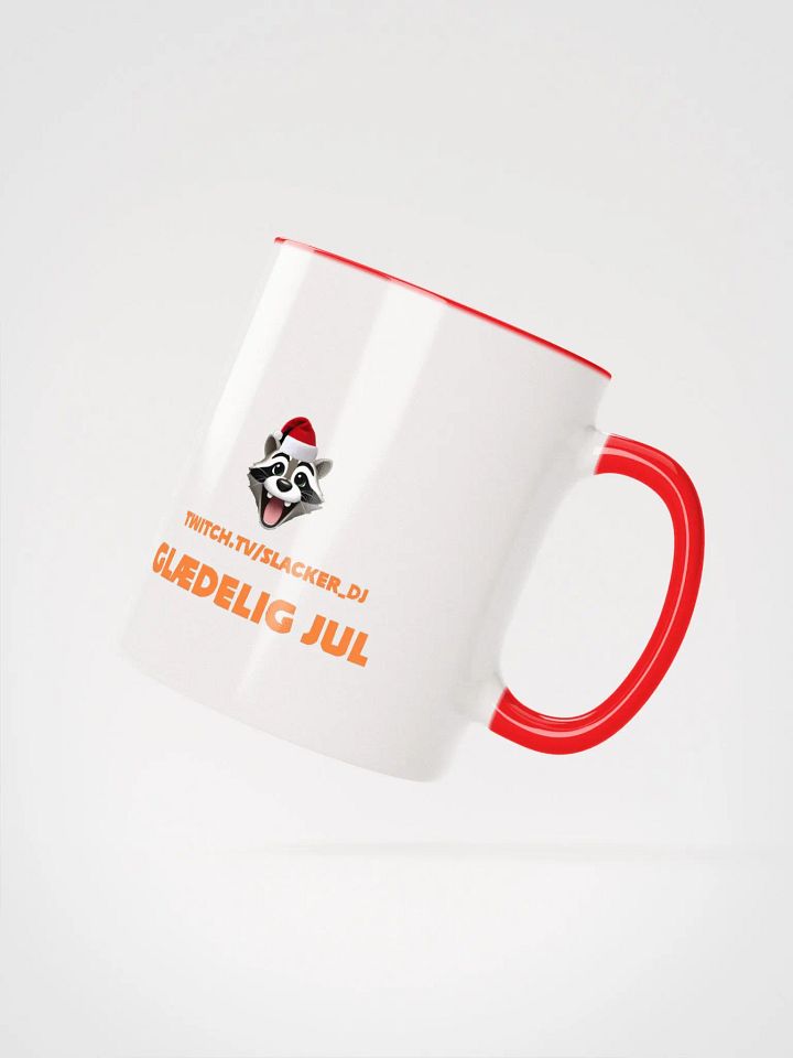 Santa Hat Raccoon Ceramic Mug product image (8)