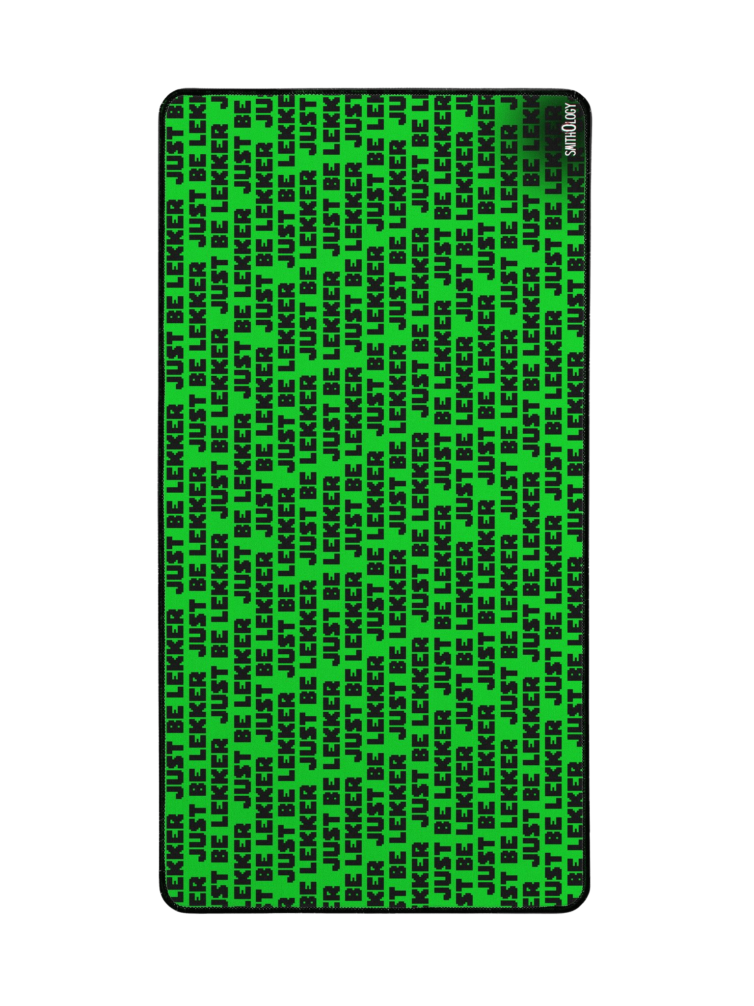 Smithology - "Just Be Lekker" Green/Black Gaming Mousepad product image (2)