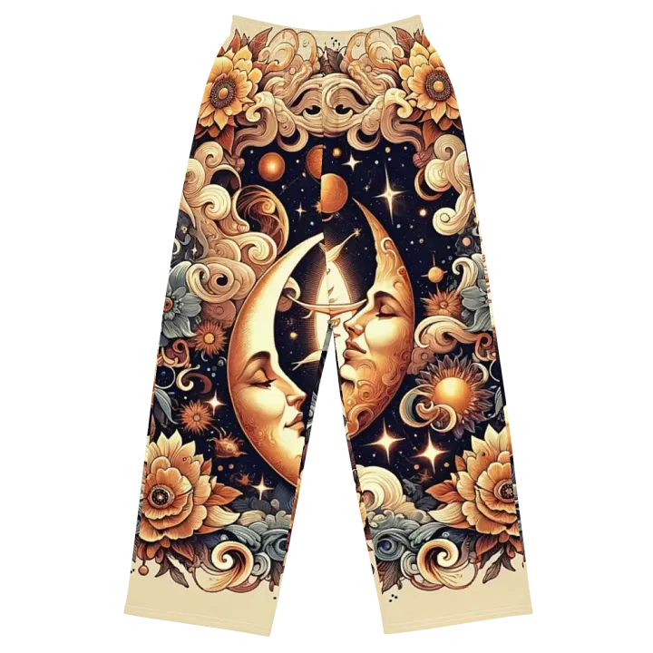 All-Over Print Unisex Wide-Leg Pants product image (2)