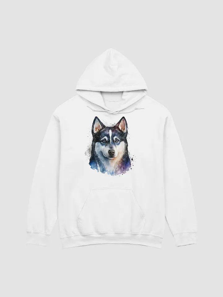 Siberian Husky Watercolor Classic Hoodie product image (44)