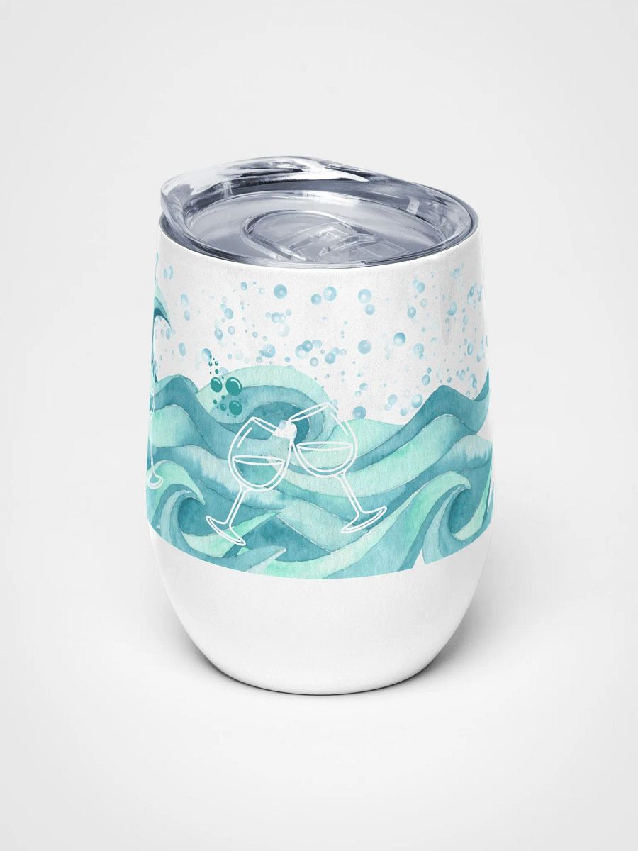 Ocean Waves Celebration Wine Tumbler for the beachpartiers BBQ s product image (5)