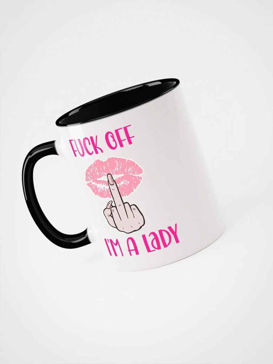 Fuck Off I'm A Lady (Lighter Skin Tone Variation) Accent Mug product image (8)