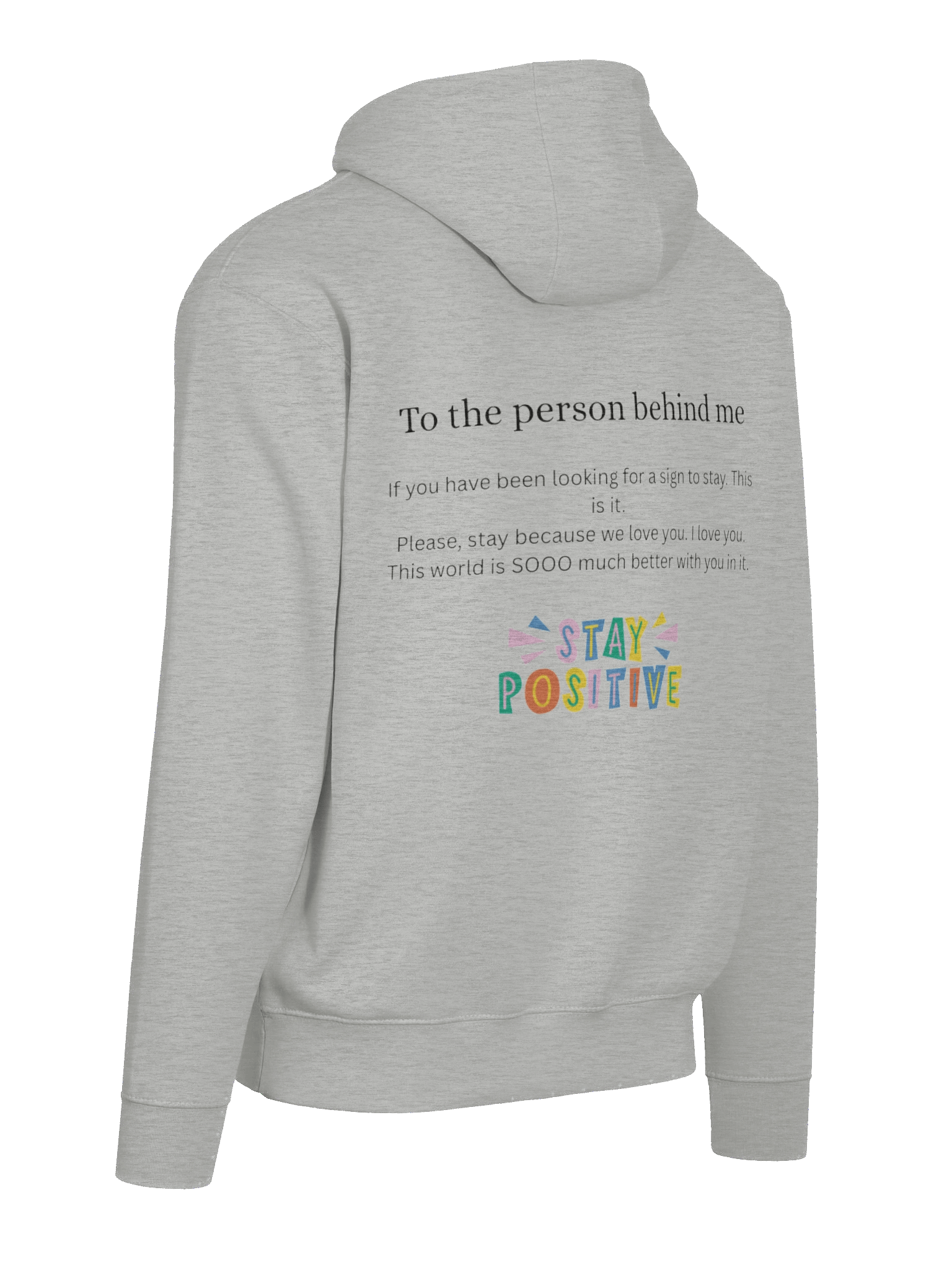 "To the person behind me" Pullover Hoodie product image (12)