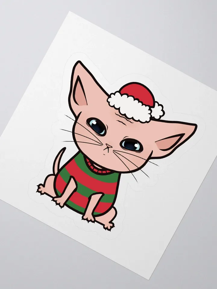 Christmas Kitty Sticker product image (2)