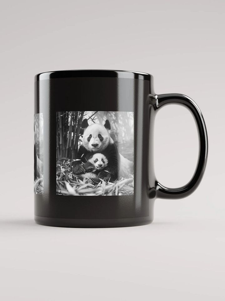 Panda Love Black Glossy Mug Set product image (2)