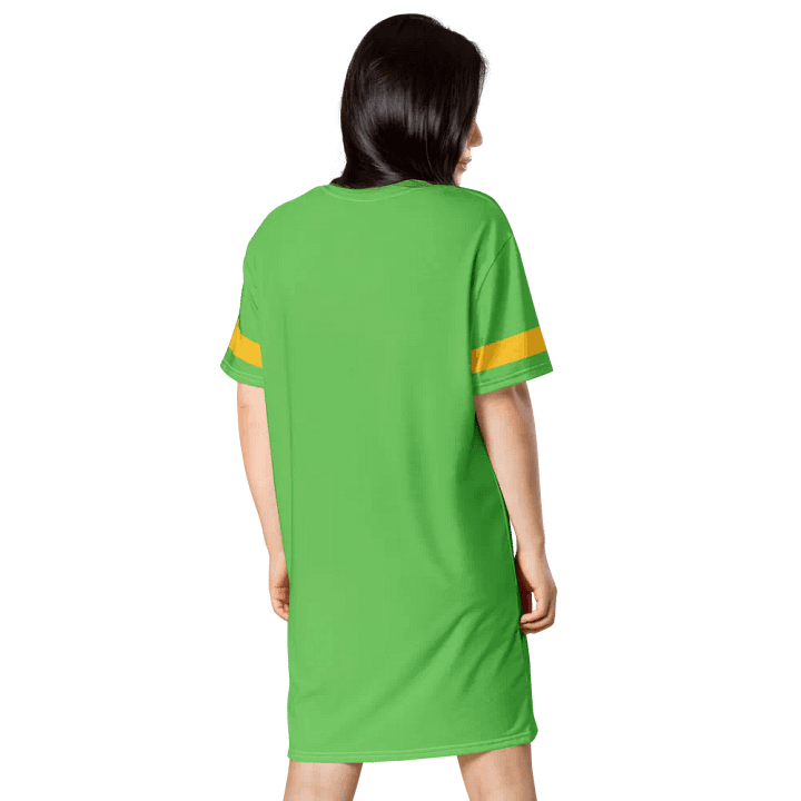 Flower-Print Shirt Dress Green product image (2)