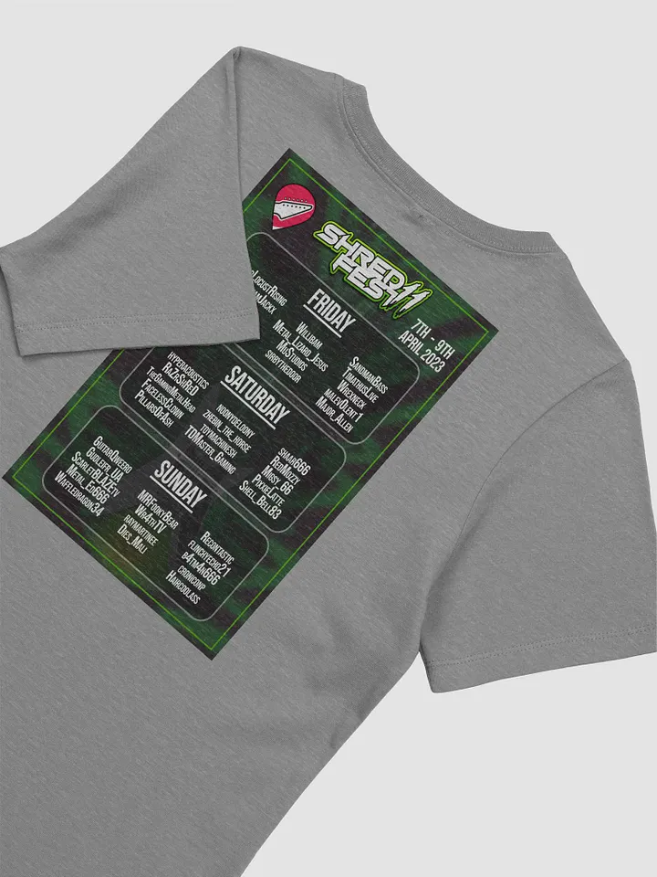 Girly Fit Shredfest 11 Lineup Tee product image (1)