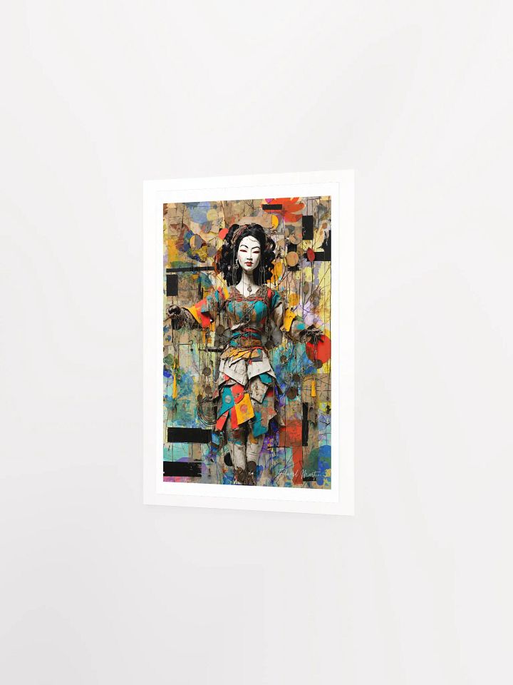 'Geisha' by Edward Martin: Mixed Media Collage Print...Fantasy Marionette Series product image (12)