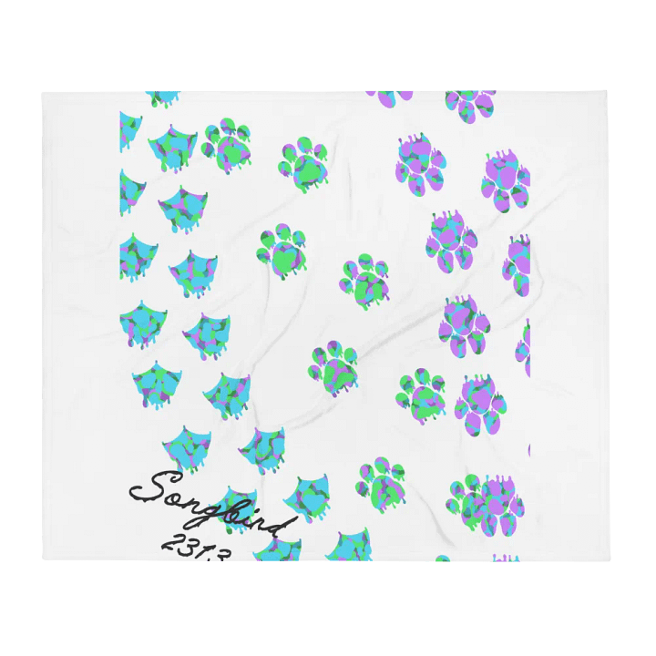 Songbird2313 Pet Prints Throw Blanket product image (2)