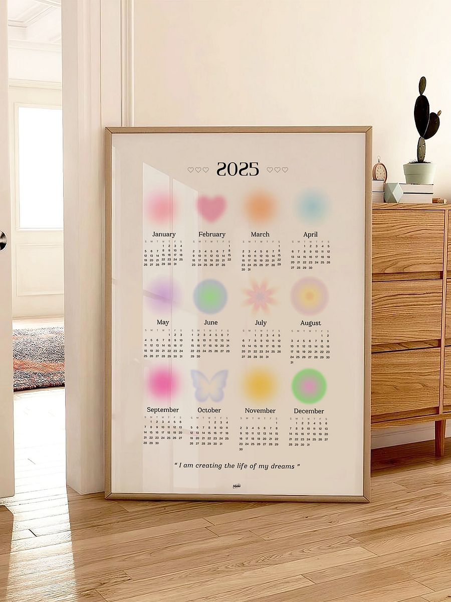 Cute Gradient 2025 Calendar product image (3)