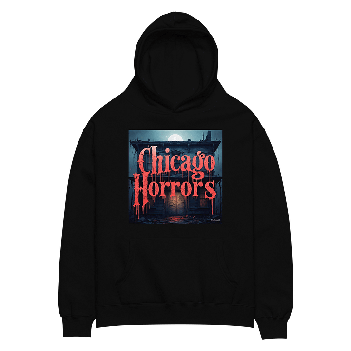 *Chicago Horrors Printed Logo Premium Pullover Hoodie product image (2)