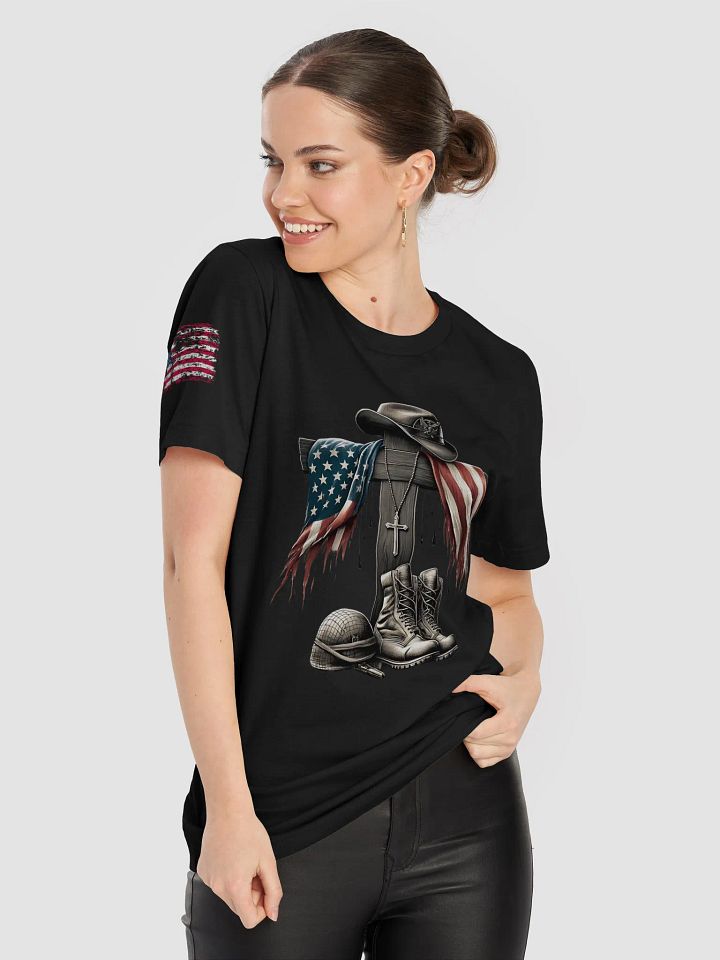 Patriot Distressed Flag T-Shirt product image (2)