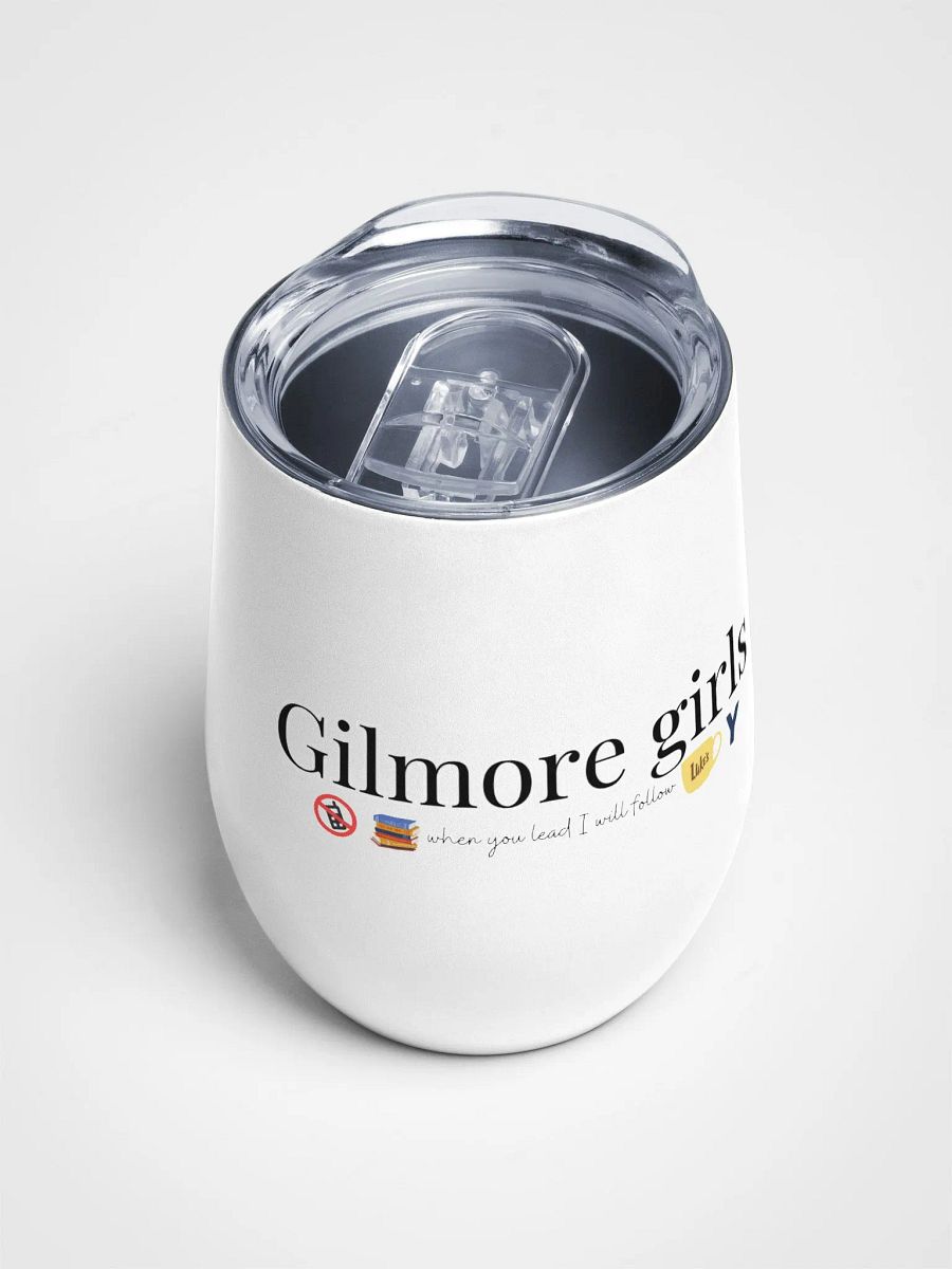 Gilmore Girls White Wine Tumbler – Insulated & Aesthetic Drinkware for Fans product image (4)
