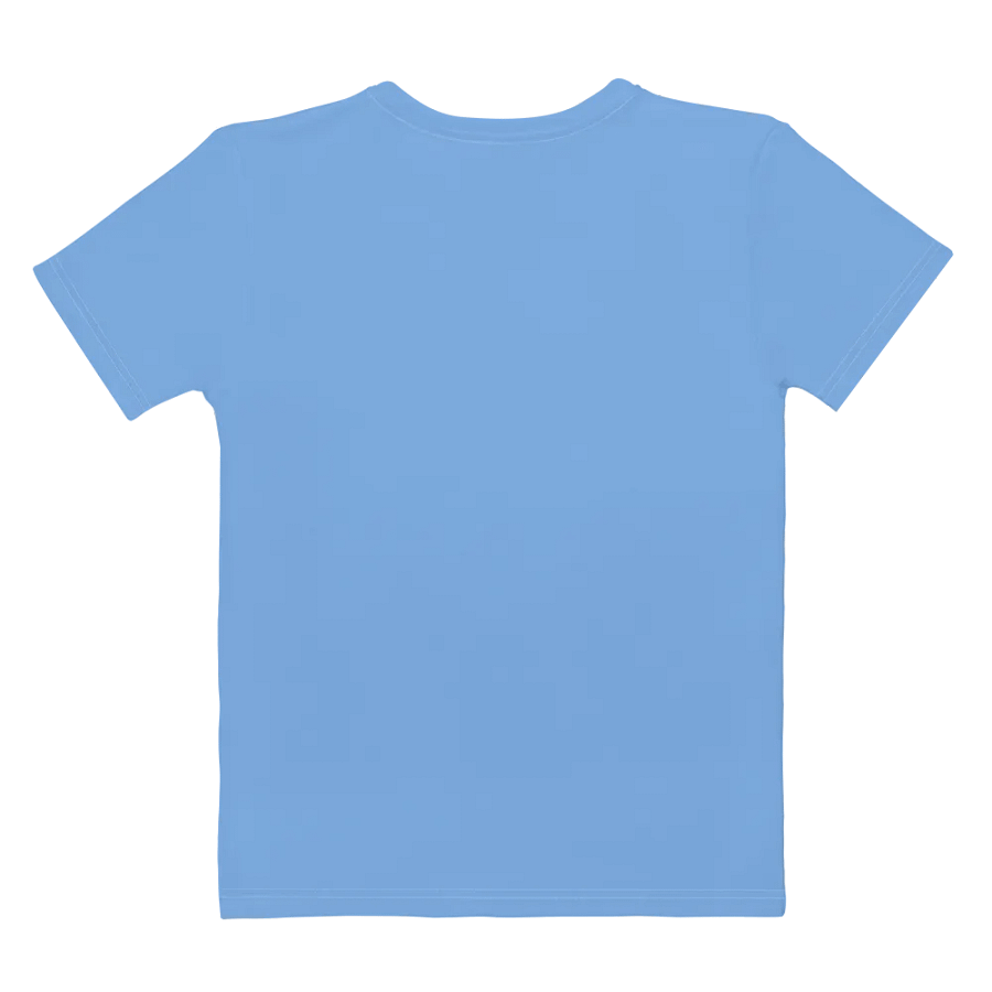 Plain Light Blue True Summer Women's Crewneck Polyester Heavyweight Premium T-Shirt by Treasure Pie product image (9)