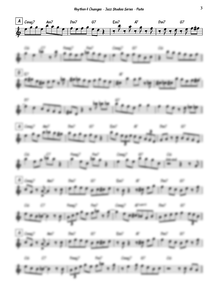 Rhythm and Changes - Flute product image (3)