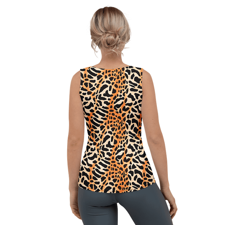 Orange Giraffe Tank Top product image (2)