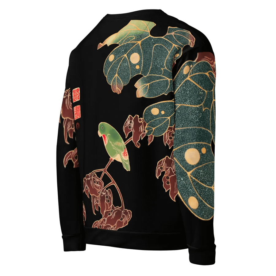 Birds All-Over Print Recycled Unisex Sweatshirt product image (9)