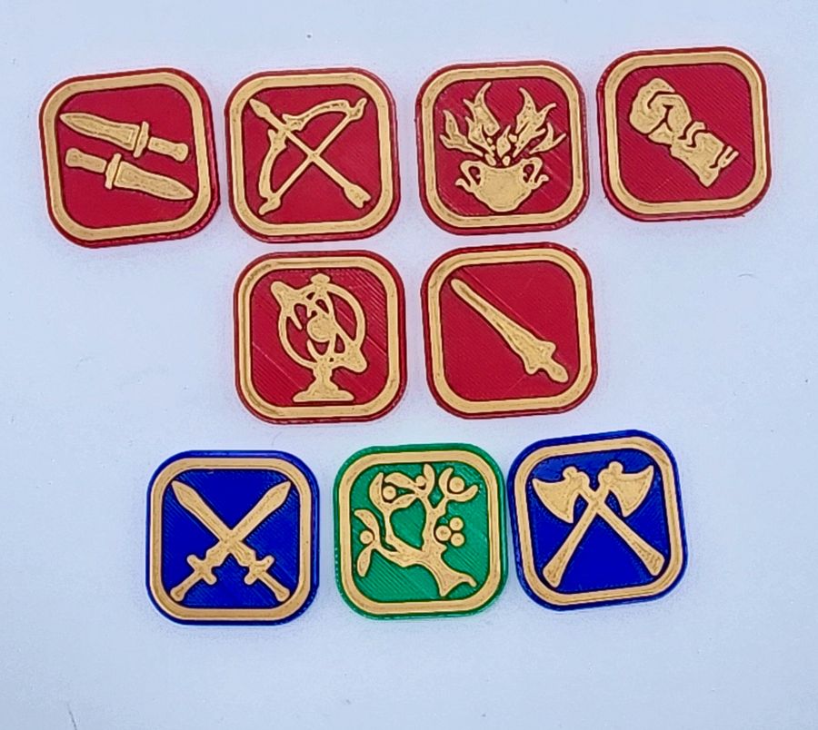 3D Printed Final Fantasy XIV Magnets product image (7)