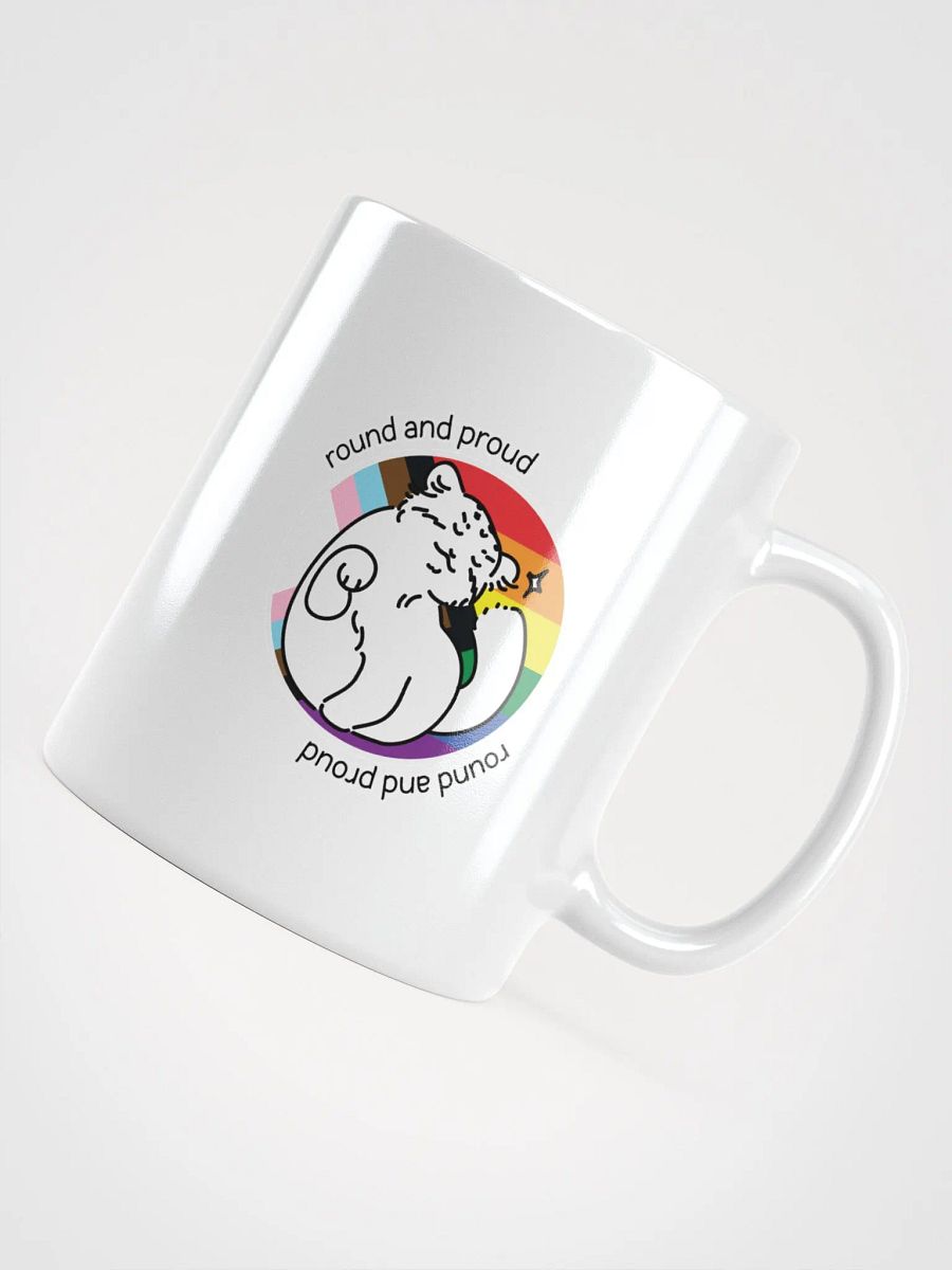 Round and Proud Manul Pride Version - White Mug product image (10)