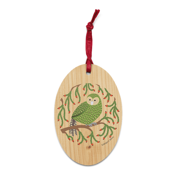 Kākāpō in Rimu Wooden Ornament product image (2)