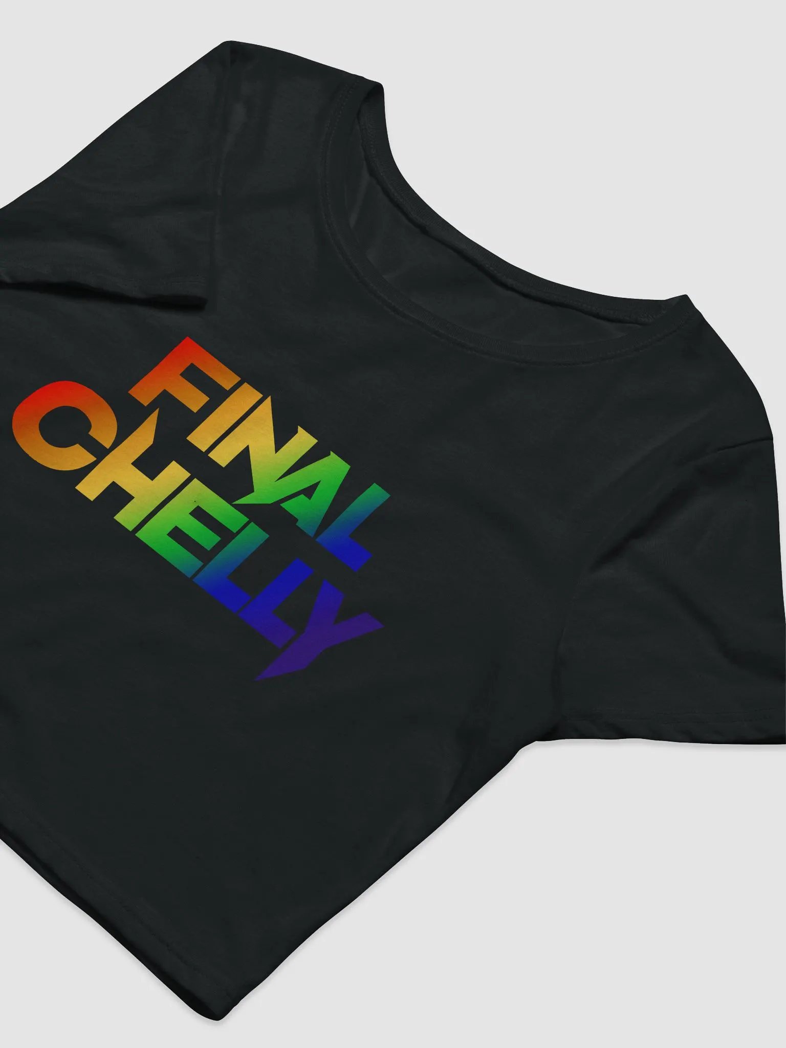 Pride Final Chelly Logo Womens Printed Crop Top product image (3)