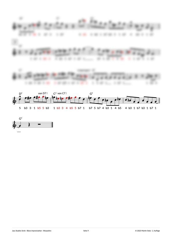7 Schritte zum perfekten Blues Solo - Altsaxofon product image (9)