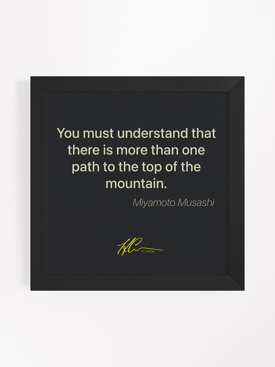 Miyamoto Musashi Q8 - Framed Poster product image (1)