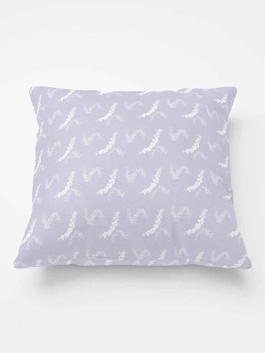 Spring Spritz Throw Pillow - Lavender Grey product image (1)