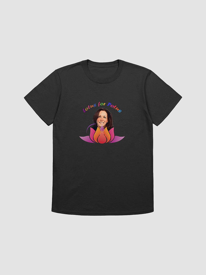 Kamala Harris Lotus Serenity Illustrated T-Shirt product image (4)