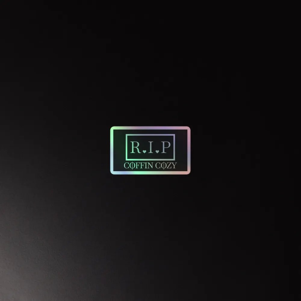 Rest in Peace Banner Holographic Sticker product image (1)