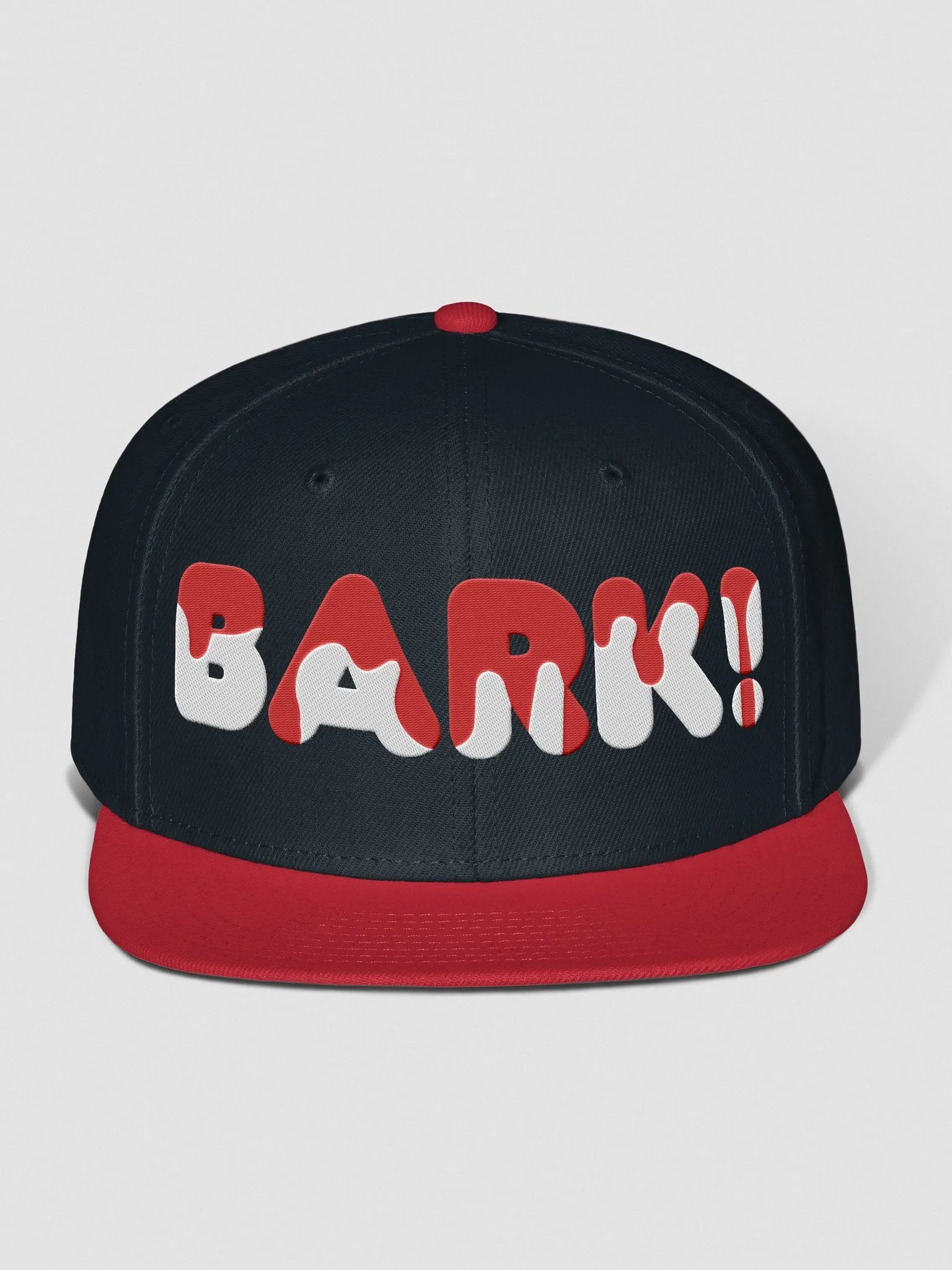 Speak Hat - BARK! - Red Drip product image (1)
