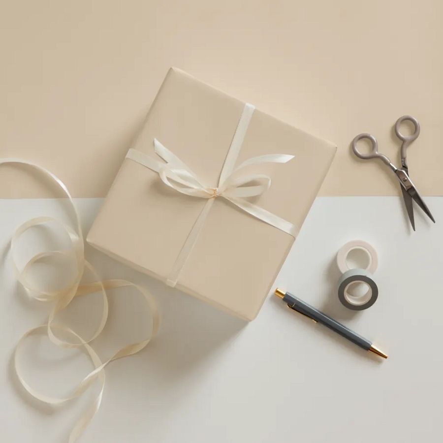 Mixed (Black, Red, Champagne) Solid Holiday Christmas Wrapping Paper Sheets (3) product image (7)