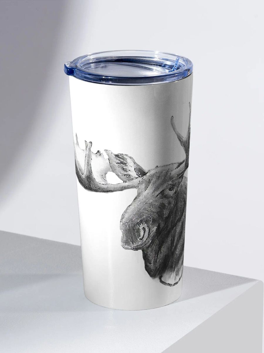 Moose Drawing Travel Cup product image (2)