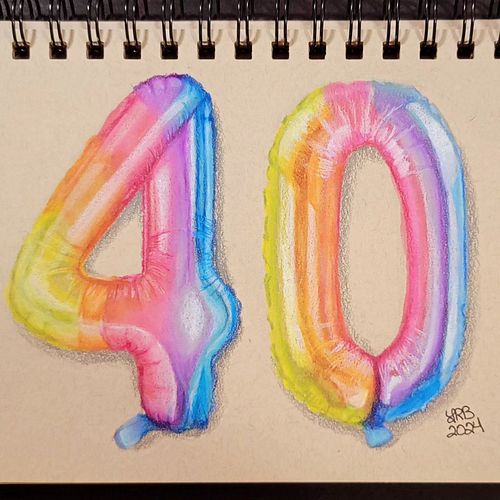 It's my birthday month!! Celebrating 40 trips around the sun on the 20th. 

#happybirthday #40 #40years #40yearsold #balloons...