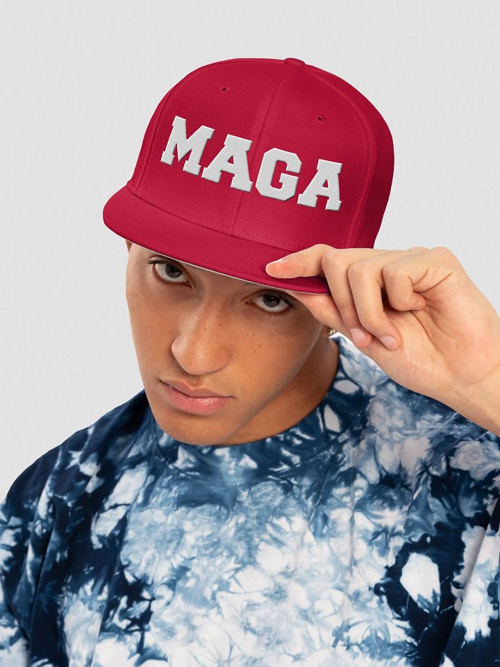 MAGA Wool Blend Snapback Cap product image (2)