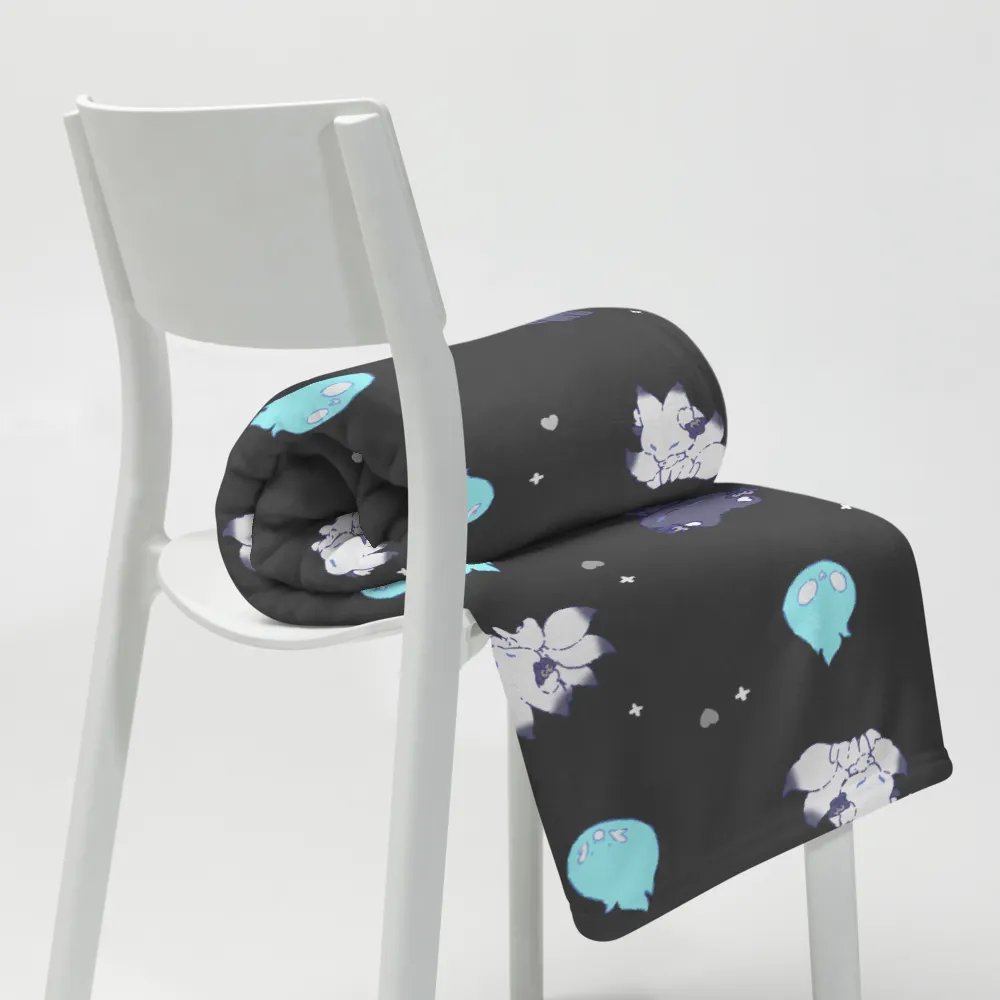meiya, meinya & wisps blanket (black) product image (8)