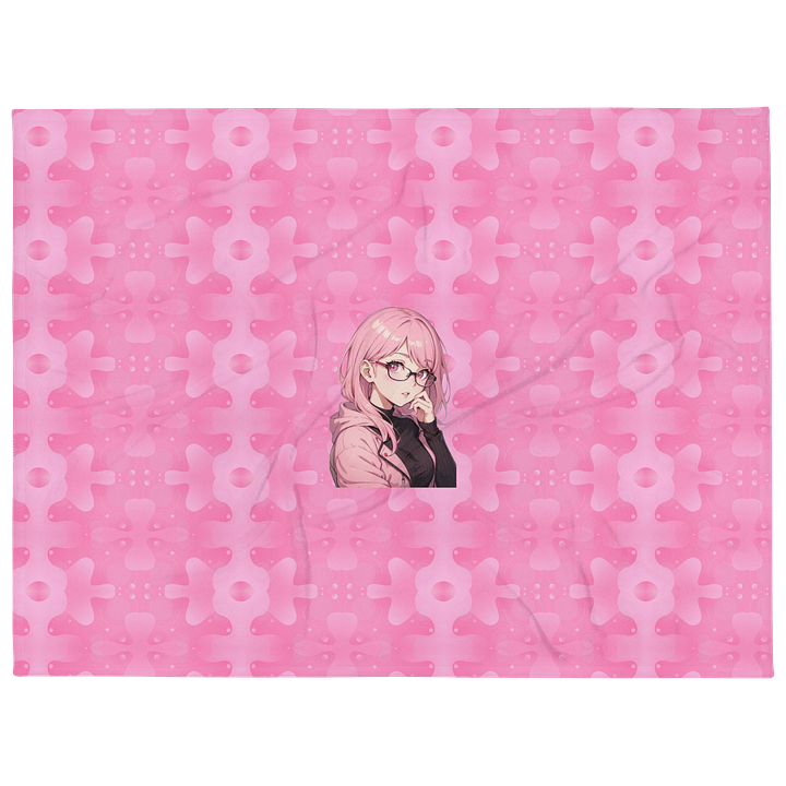 (PINK WAIFU) K Throw Blanket product image (2)