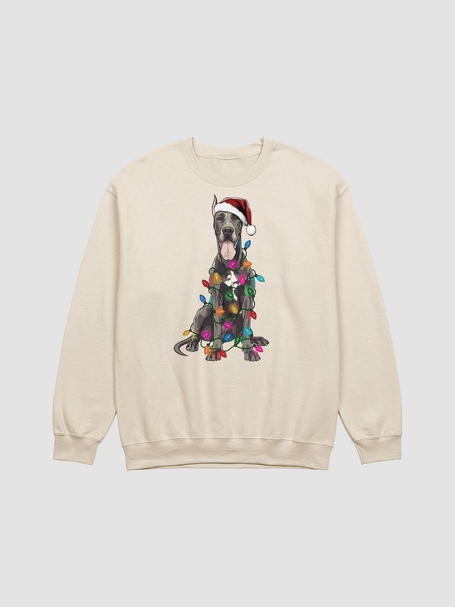 Funny Great Dane(Gray, Cropped Ears) Christmas Sweatshirt product image (22)