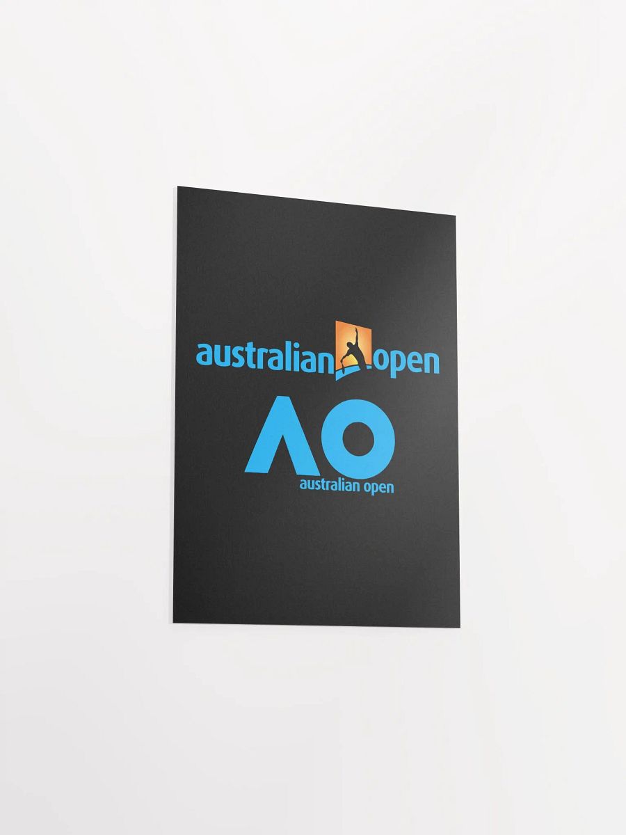 AO Silhouette Tennis Player Poster product image (31)