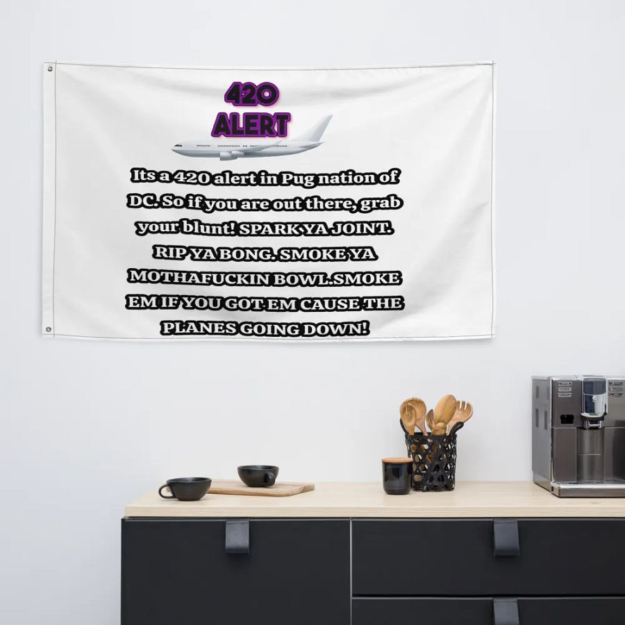 420 Alert Skyline Flag product image (6)