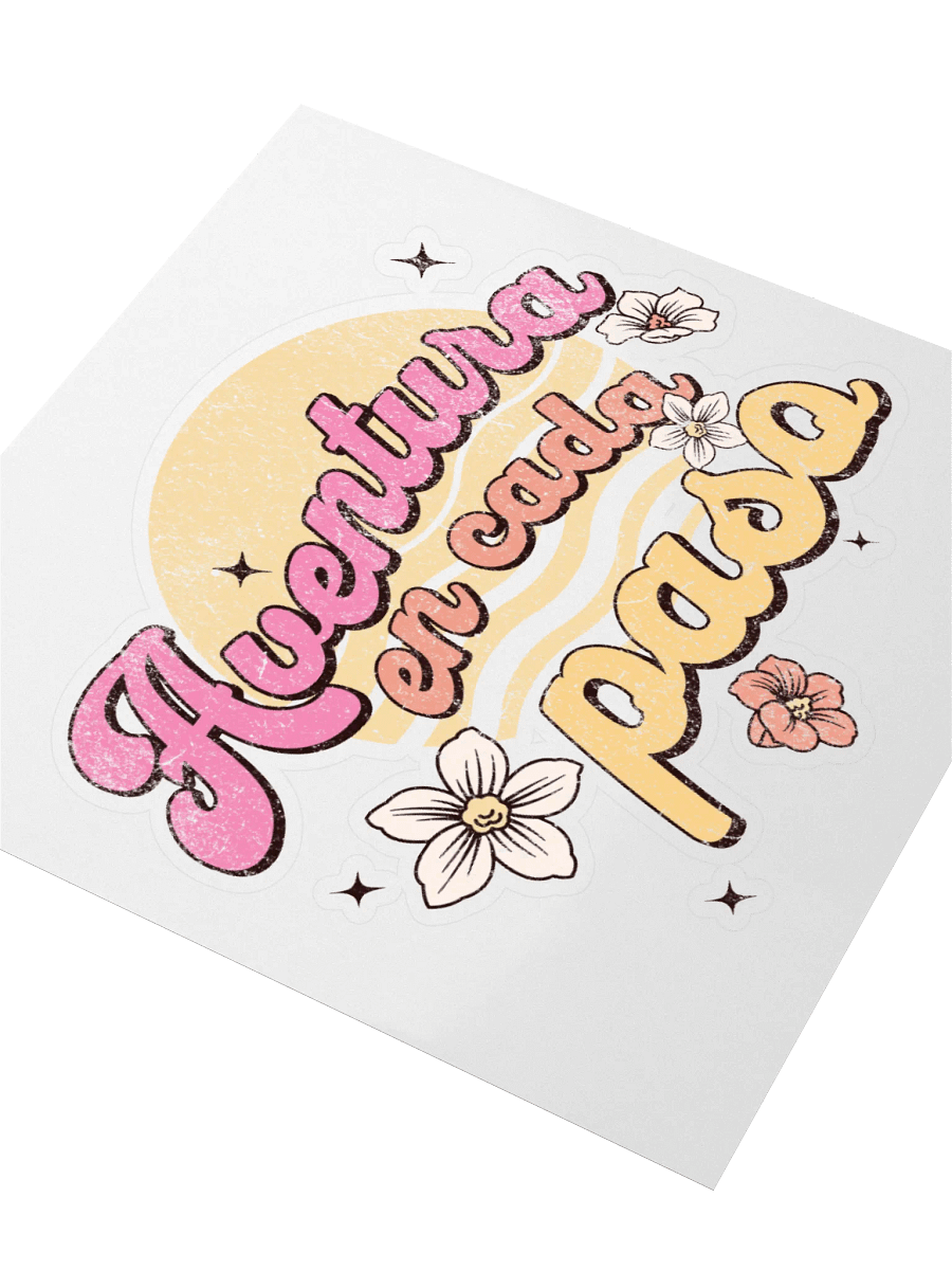 Aventura en Cada Paso Kiss Cut Stickers product image (4)