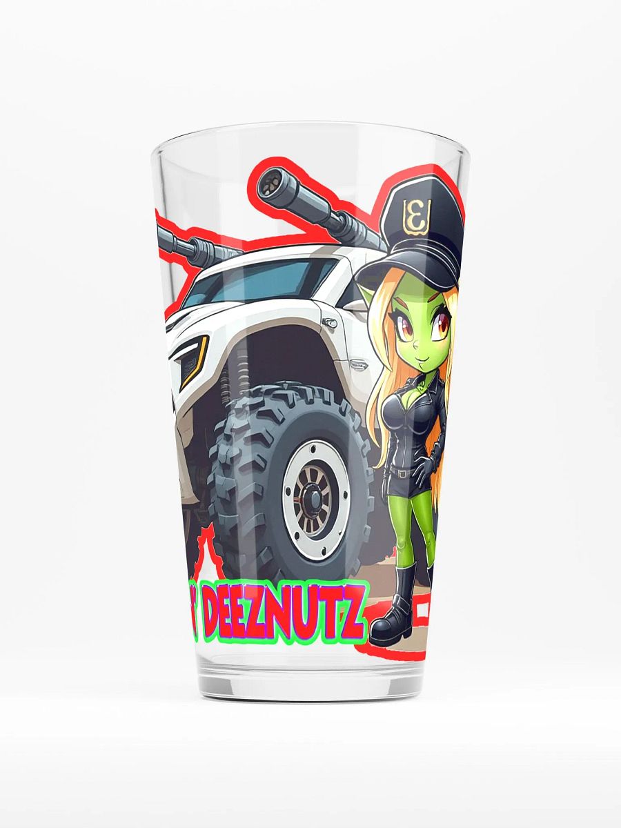 Blast Off with Lootin' DeezNutz Shaker Pint Glass product image (1)