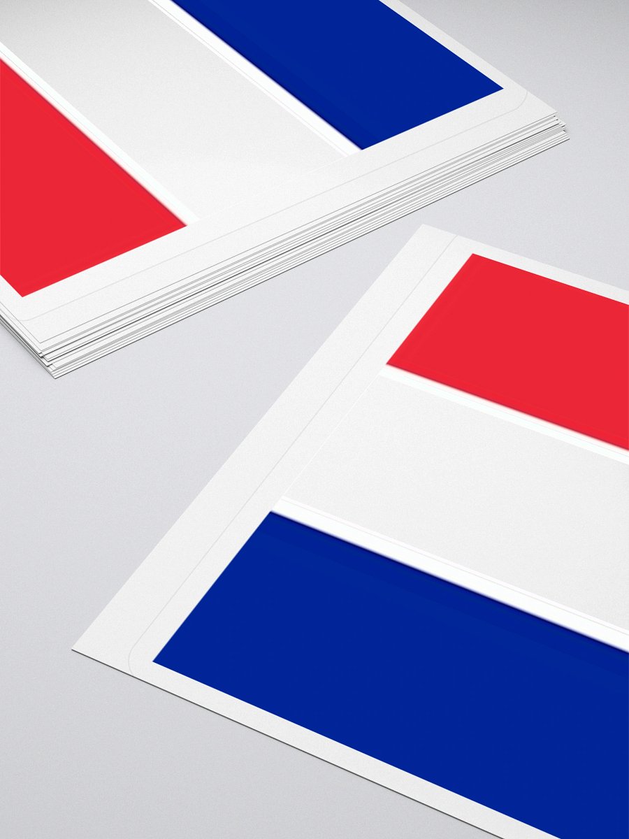 France Flag Sticker | Blue White Red Design | Durable Vinyl | 3 Sizes product image (12)