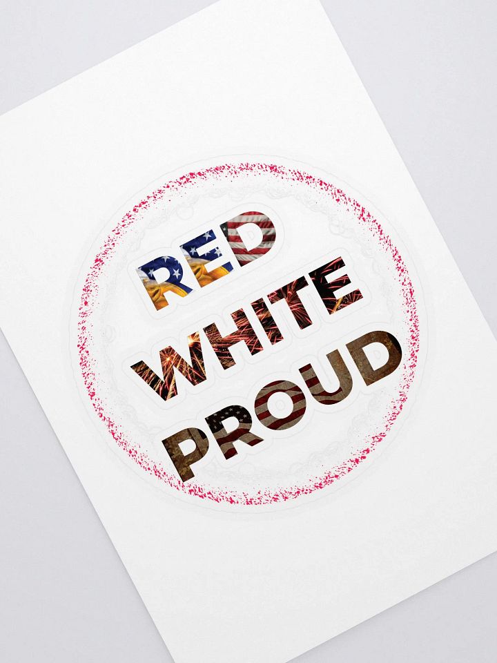 4th July RED WHITE PROUD product image (1)