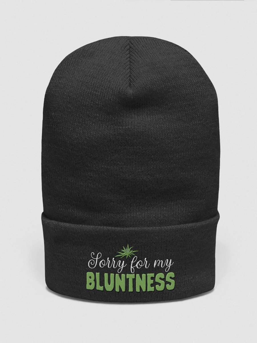 Sorry For my Bluntness Cuffed Beanie product image (1)