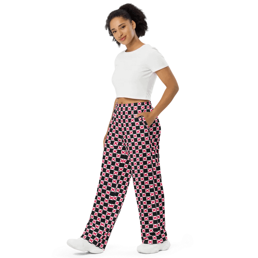 Limited Edition uniseX Red Checkered Pants product image (4)