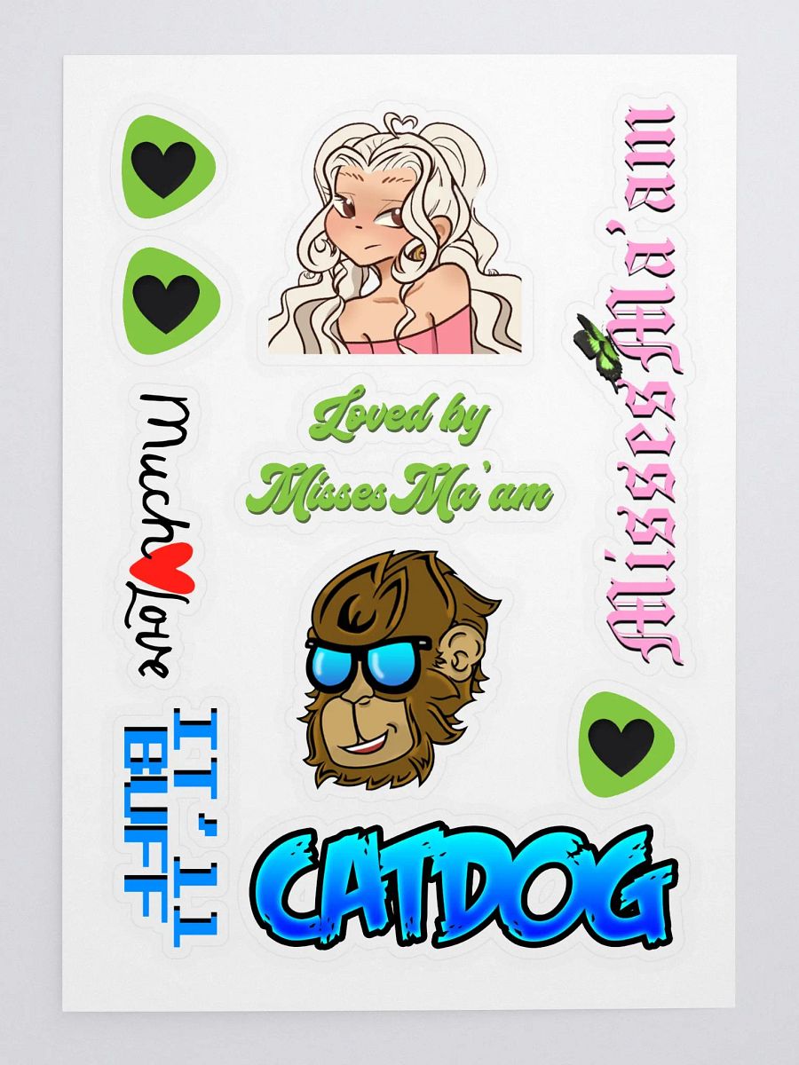 Misses + CatDawg Sticker Sheet product image (3)
