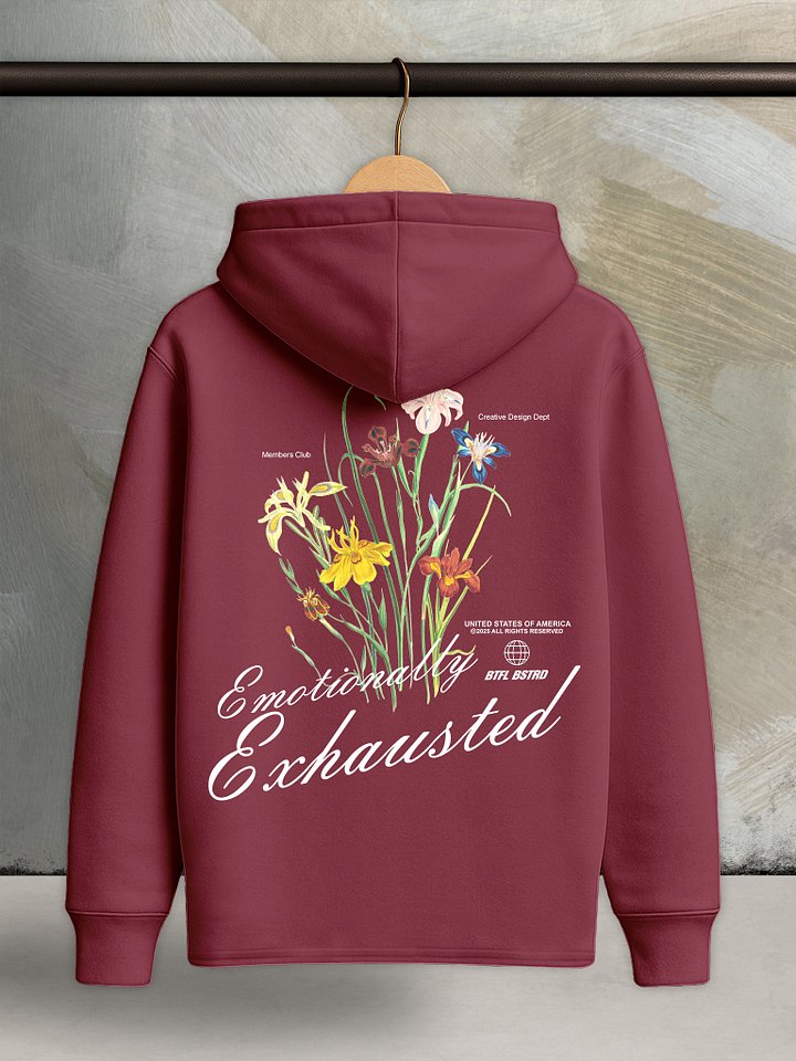 Emotionally Exhausted Floral - Core Hoodie product image (2)